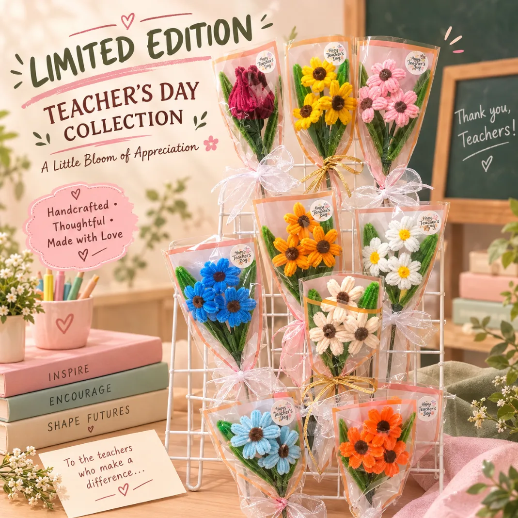 Tri-Flower Boquet (Teacher's Day Limited edition)